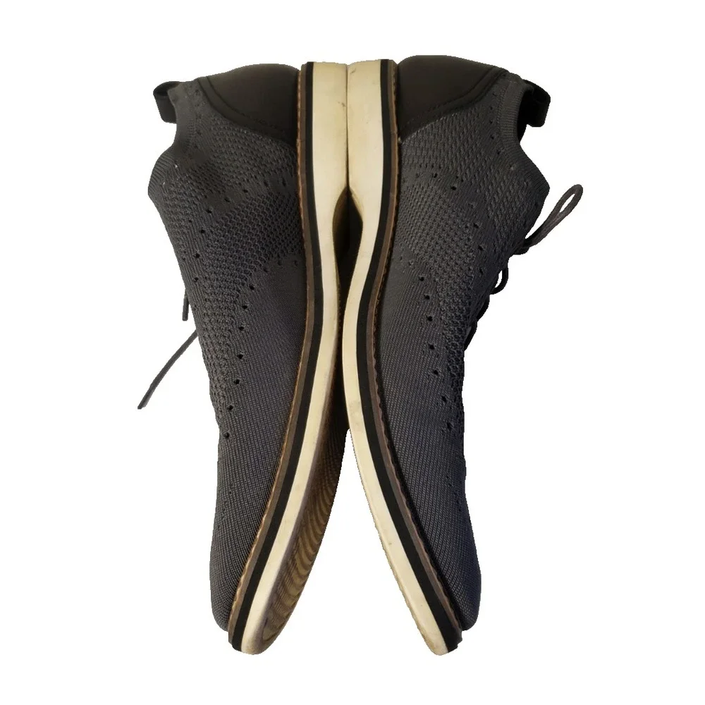 Aiden‎ & Mason AM-Albert3 Men's 13 M Gray Oxford Wingtip Lace Up Mesh Shoes
